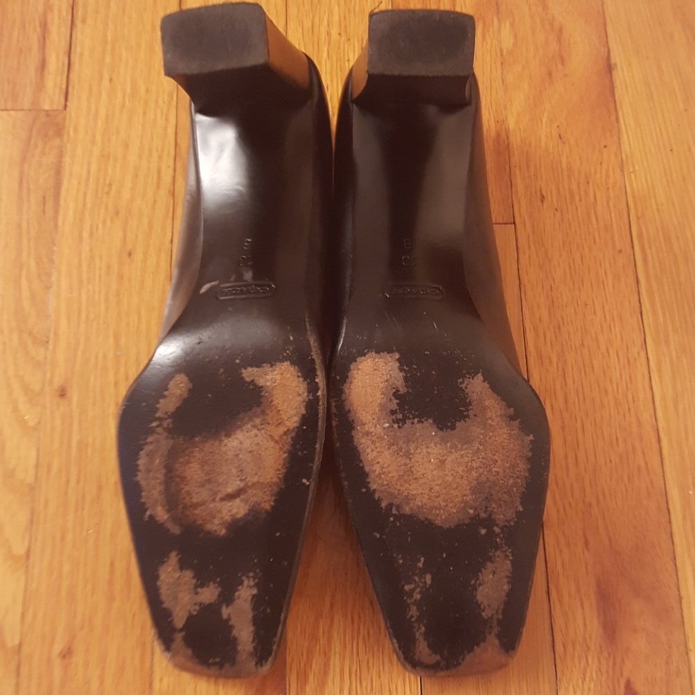 Coach Squared -Toe Black Pumps - image 3